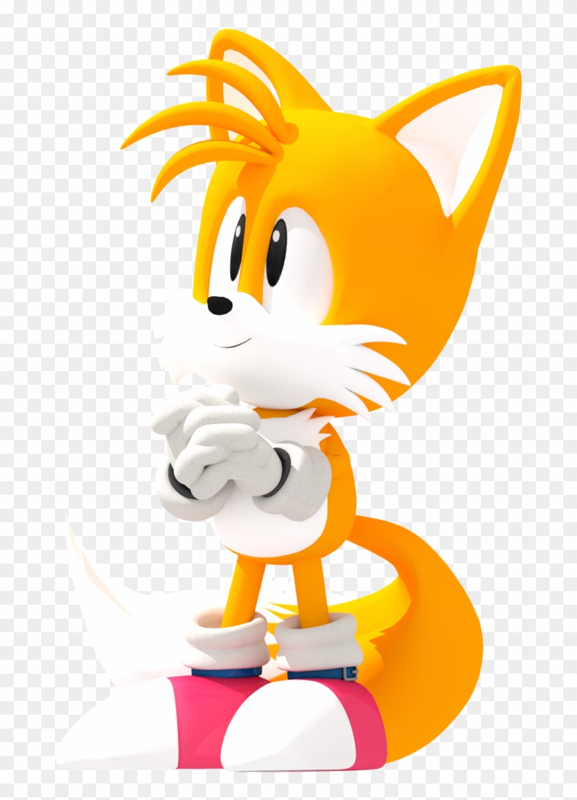 Cute Classic Tails Render By Matiprower - Cat #844650