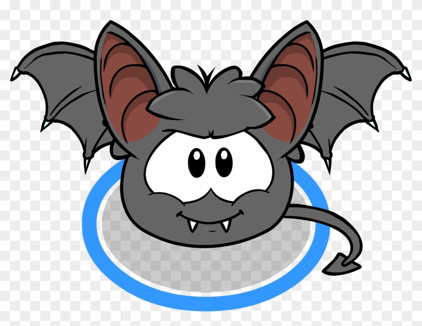 Bat Puffle Transformation 2013 In Game - Club Penguin Halloween Puffles #844657