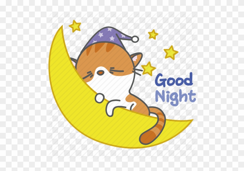 Good Night Png Transparent Images - Cat #844726