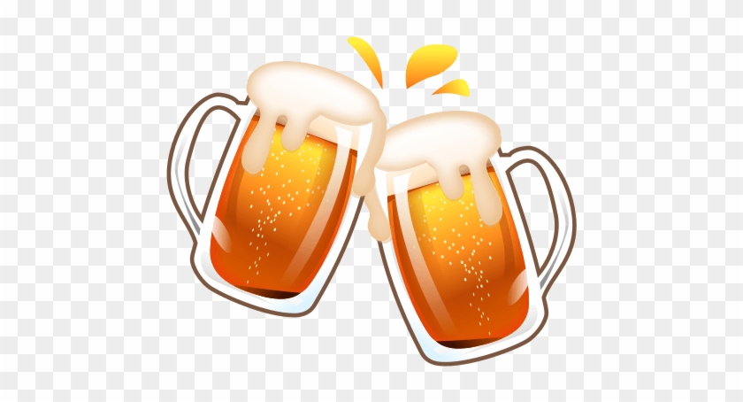 Beer Mug Emoji For Facebook Email Amp Sms Id Clinking Beer Mugs Free Transparent Png Clipart Images Download