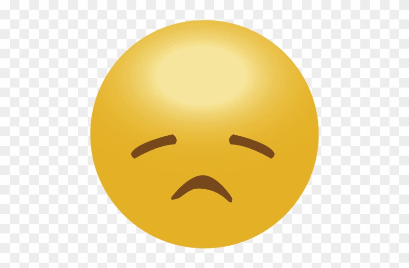 Yellow Sad Emoji Emoticon Transparent Png - Emojis Png #844841