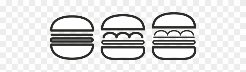 And - Burger Clipart Black And White Transparent #844844
