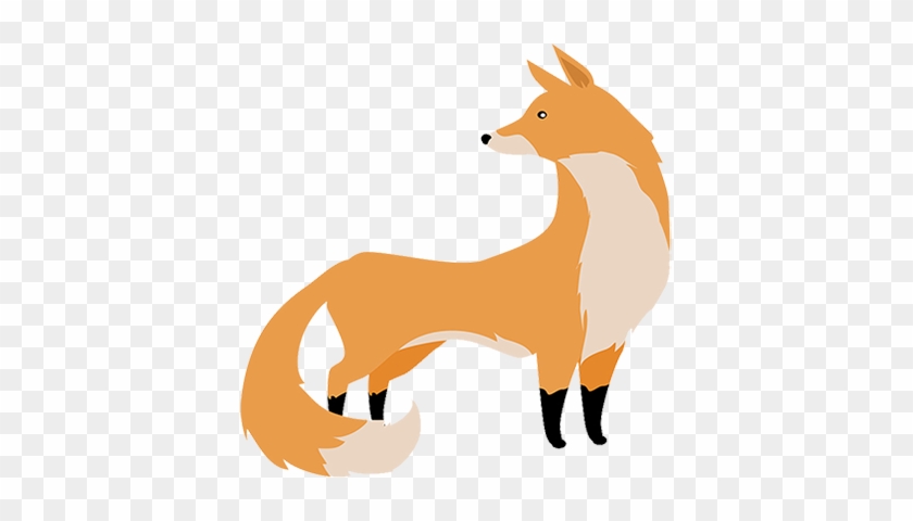 Fox Class - Cartoon Fox Vector Image On Sport Watch #844882