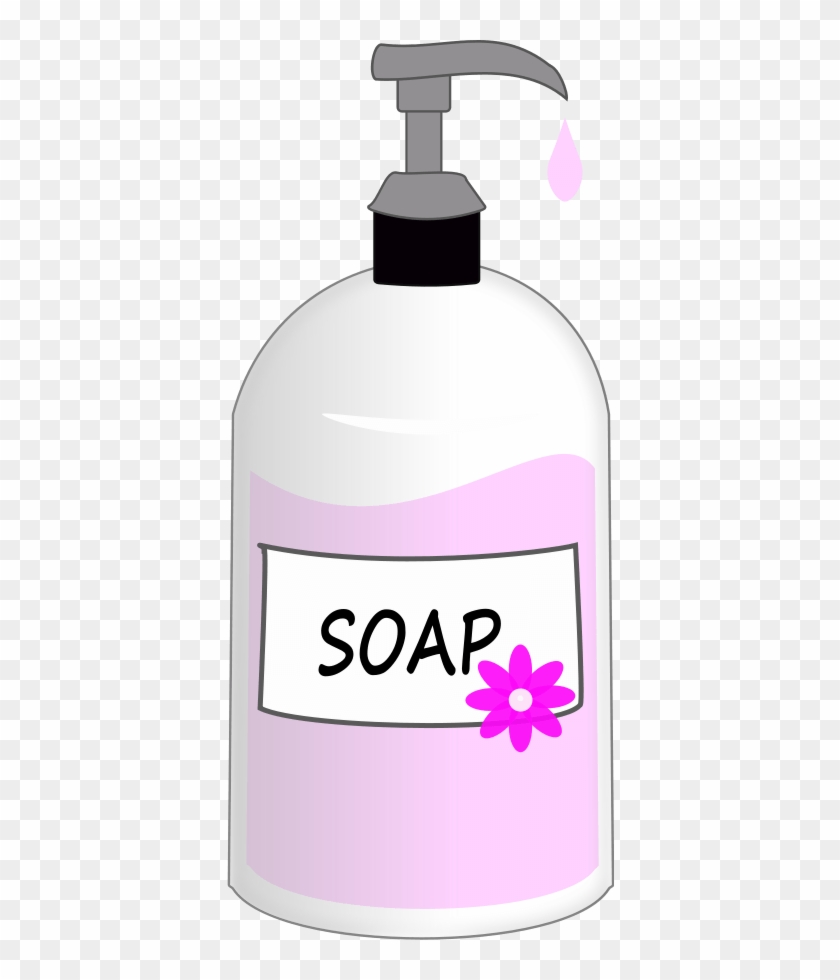 Pink Liquid Soap Medium 600pixel Clipart, Vector Clip - Liquid Soap Clip Art #844937