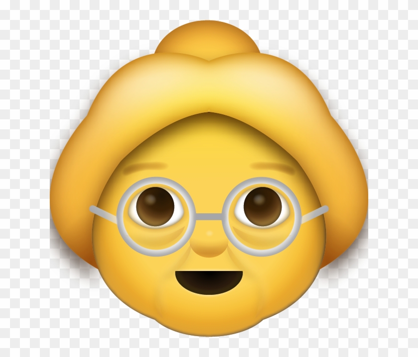 Download Ai File - Grandma Emoji #844982