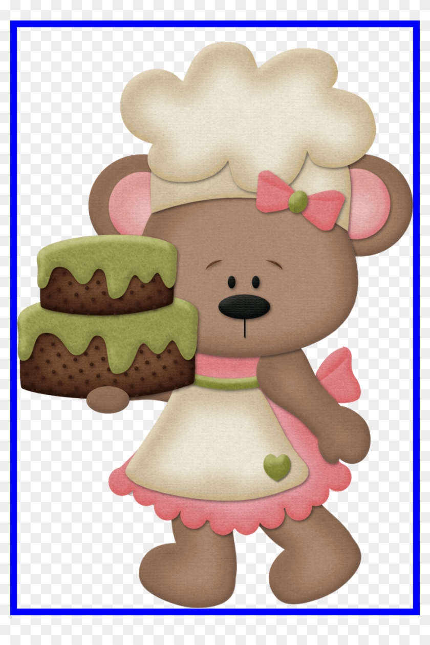 Bear Clipart Russian Bear Clipart Stunning Minus Say - Ursinha Confeiteira Png #844988