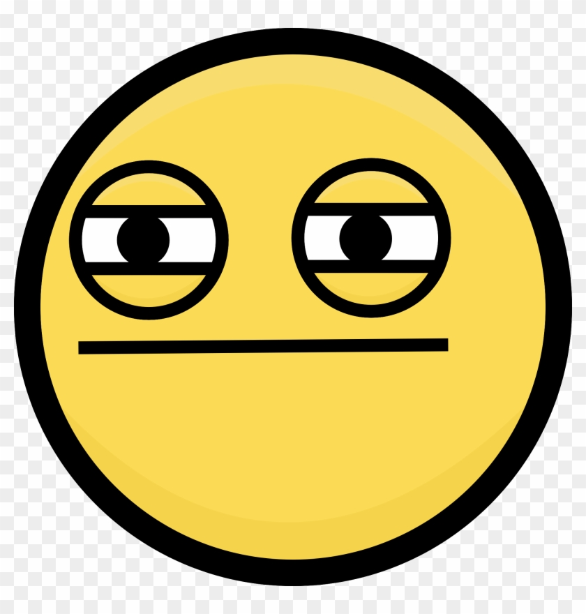 Smiley Face Emoticon Emoji Sticker - Derp Face Transparent Background #845012