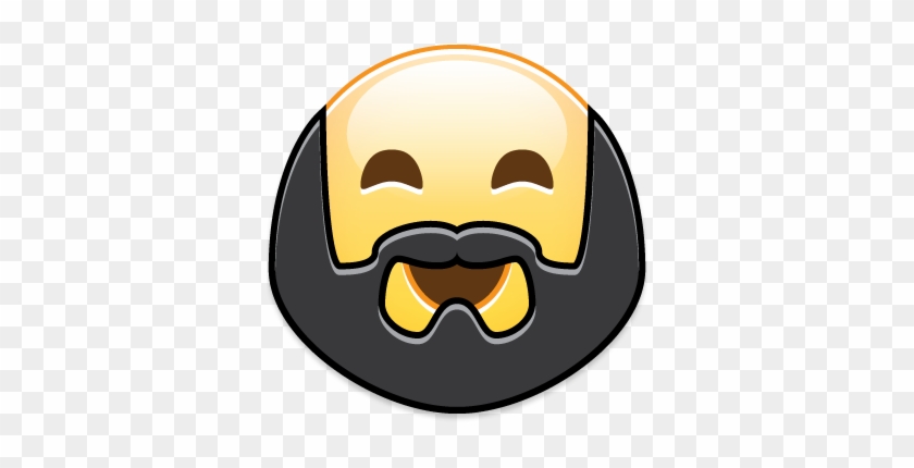 Beard - Emoji With Beard Png #845020