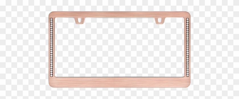 Neo Diamondesque Rose Gold License Plate Frame - Neo Diamondesque Rose Gold License Plate Frame #845178