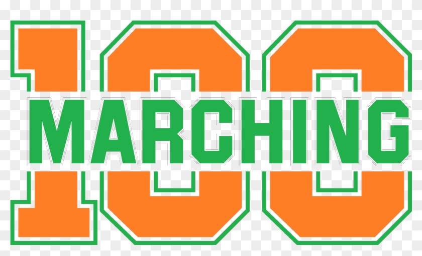 9) The Marching 100 - (florida A&m University) - Marching 100 Logo #845195
