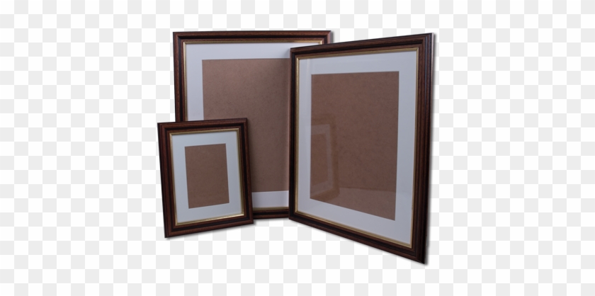 Traditional Mahogany Gold Edge Frame - Plywood #845203