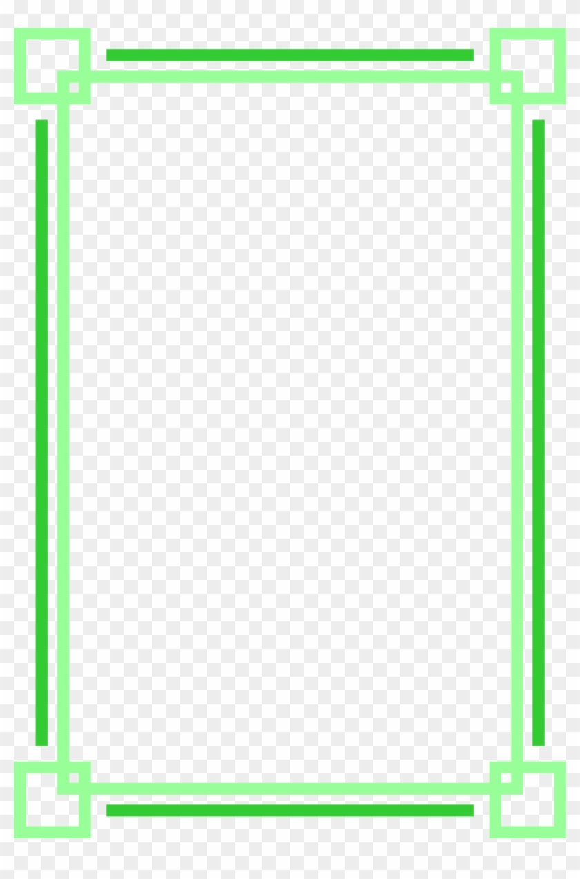 Green Frame Png Photo - Frame Line Green #845302