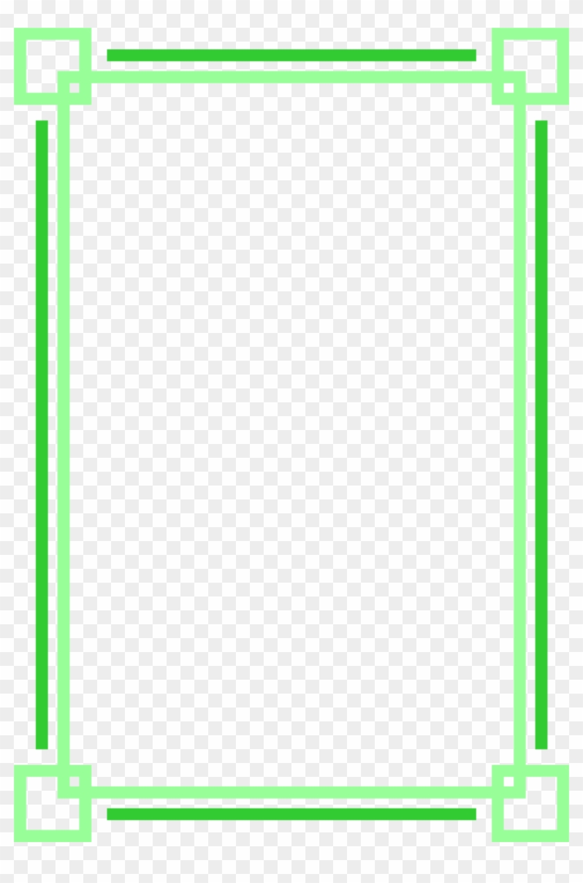 Green Frame Png Photo - Frame Line Green #845302