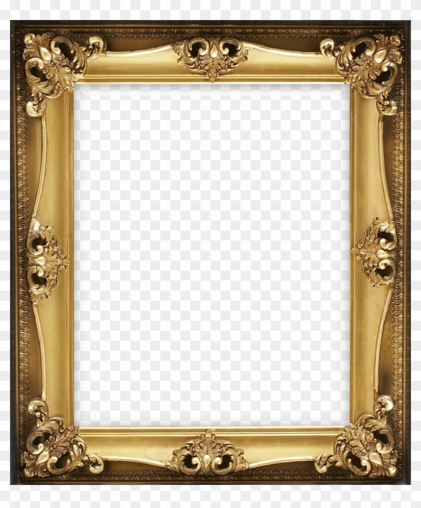 Vertical Classic Transparent Frame With Ornaments - Transparent Frames #845331