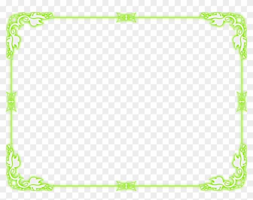 Glow Green Frame Png #845413