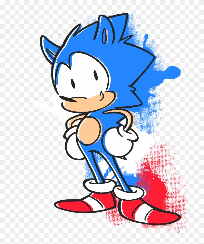 Sonic The Hedgehog Baby Boy Bby I Love Him Classic - Sonic The Hedgehog #845415