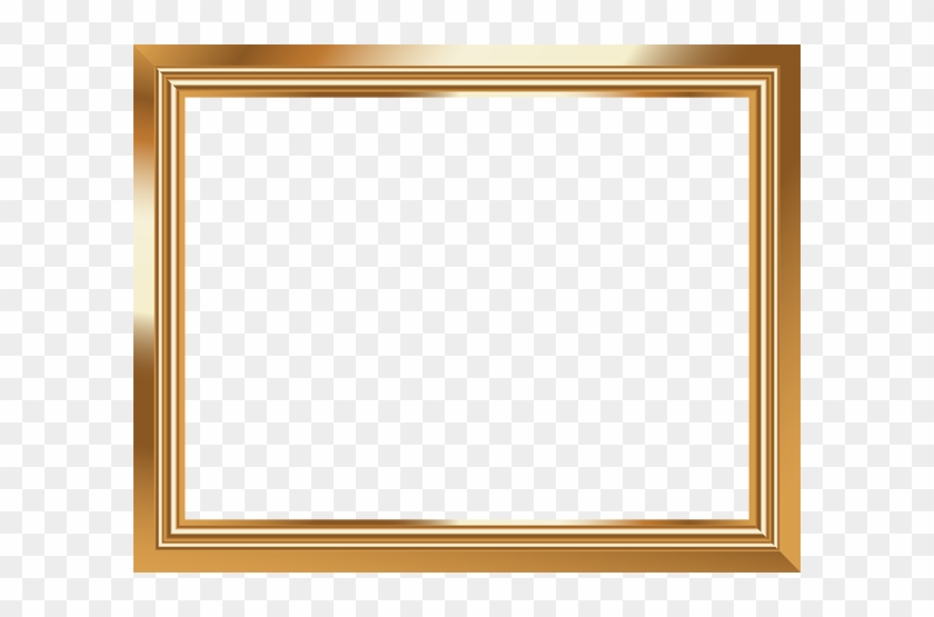 Gold Transparent Frame Png Image - Bingkai Foto Besar #845418