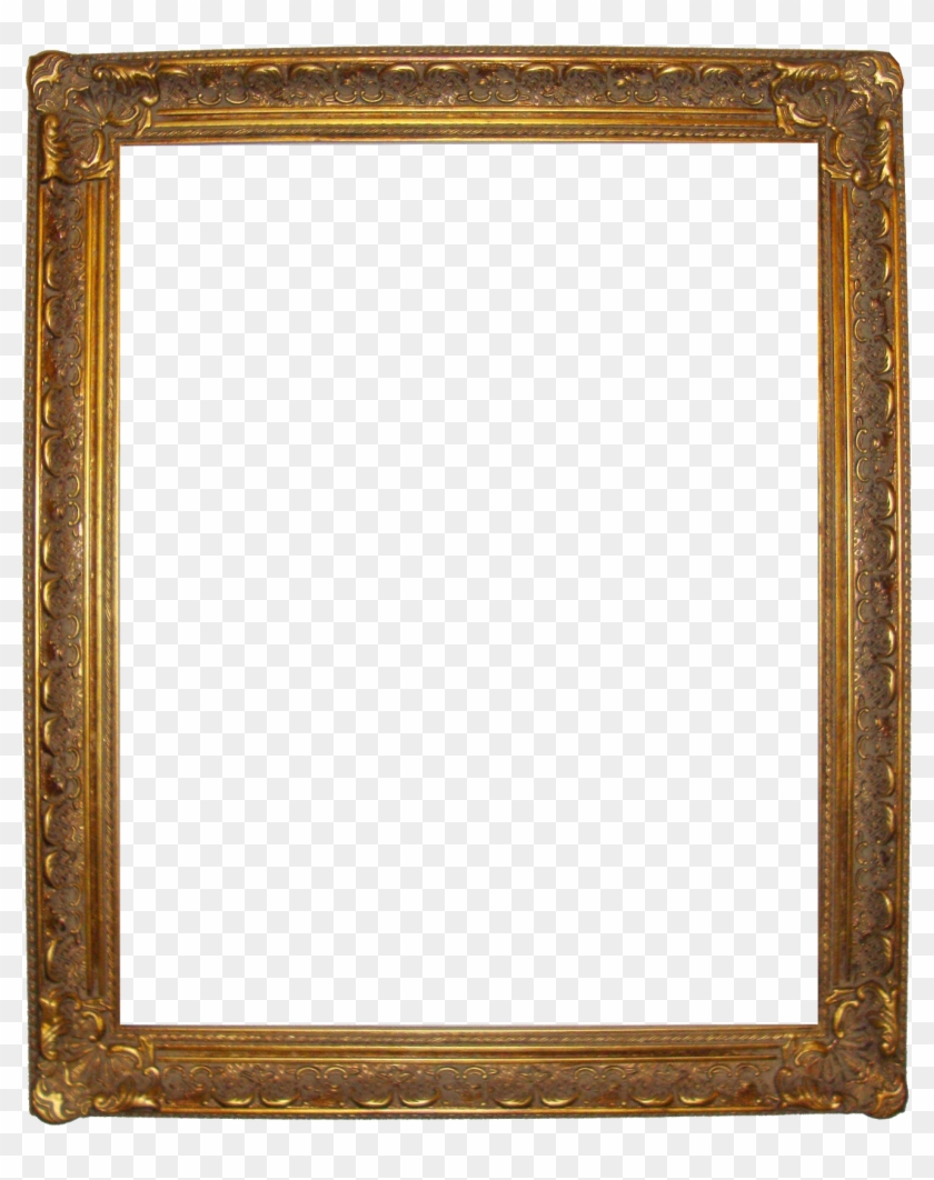 Simple Gold Frame Png Photo - Wood Frame No Background #845447