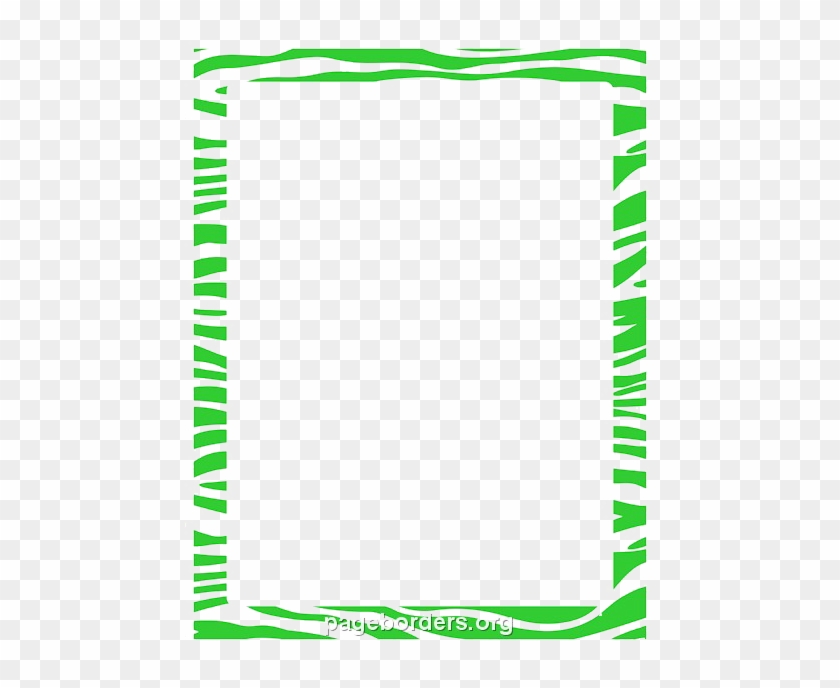Lime Border Frame Png Transparent - Borders Green #845448