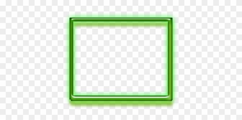 Neon Frame Photo Gamma Green Glow Frame Psd37860 - Frame Neon Png #845485