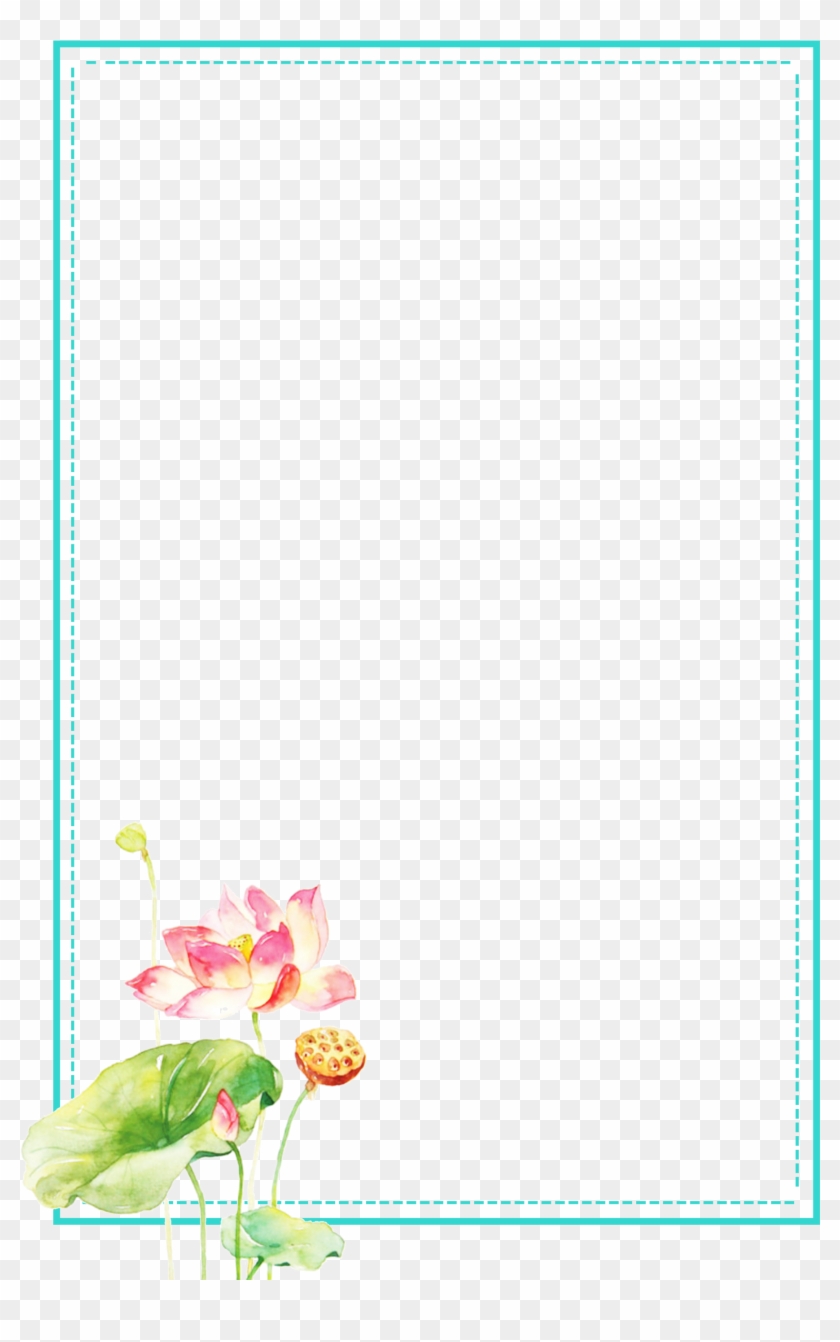 Paper Petal Picture Frame Green Pattern - Orchid #845496