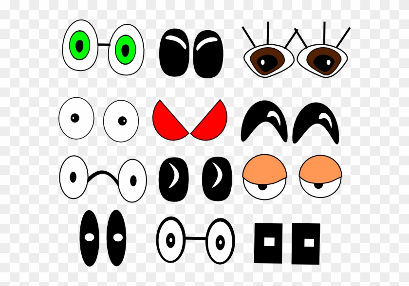 Eyes Collection Clip Art At Clker Com Vector Clip Art - Spider Eyes Clip Art #845527