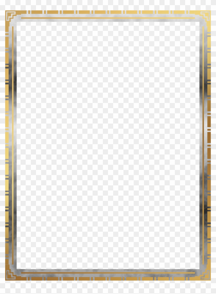 This Free Icons Png Design Of Art Deco Border 3 - Pokemon Card Border Png #845532