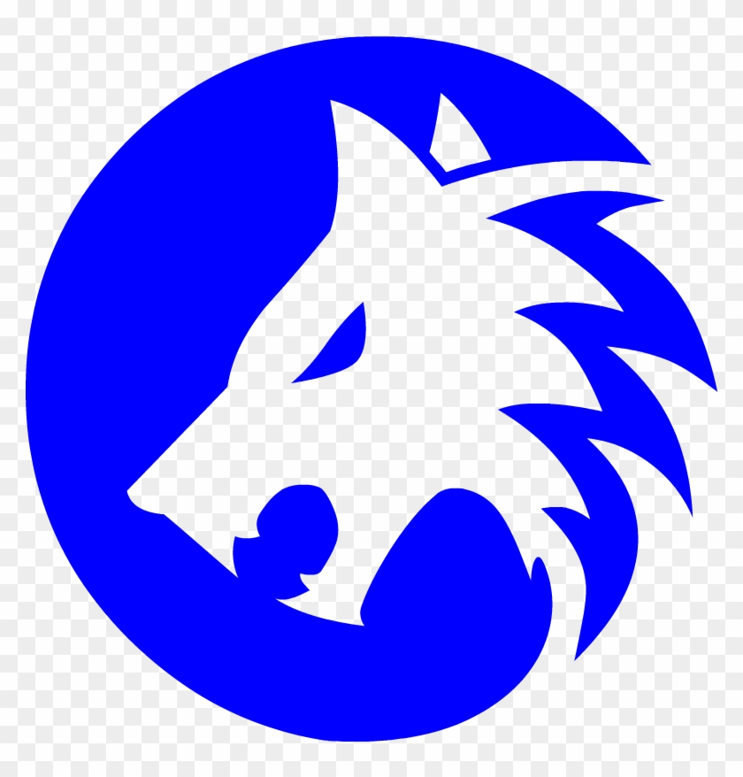 Wolf Emblem Basic By Xeilith On Deviantart Rh Xeilith - Blue Wolf Logo Png #845563