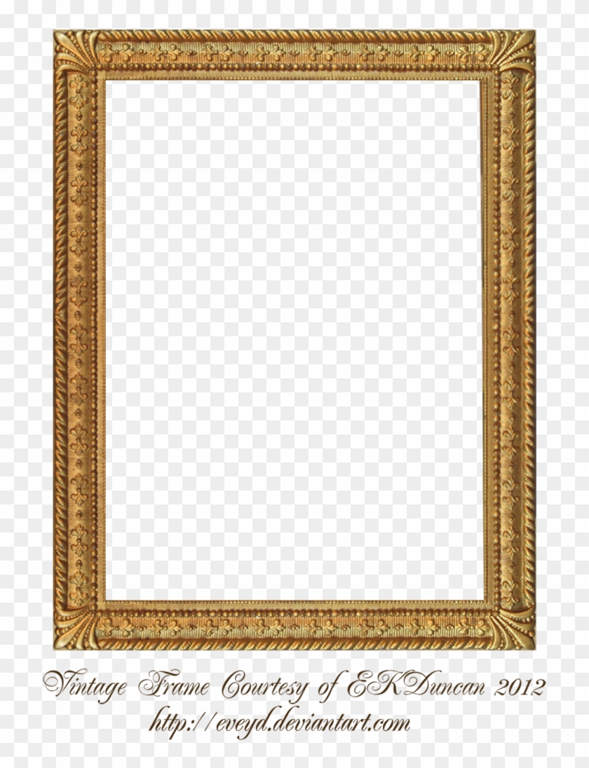 Fleur De Lis Frame By Ekduncan By Eveyd - Gold Ornate Picture Frames #845571