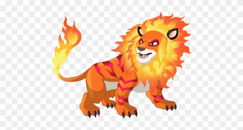 Stage 3 By Million Mons Project - Monster Legends Fire Lion #845572