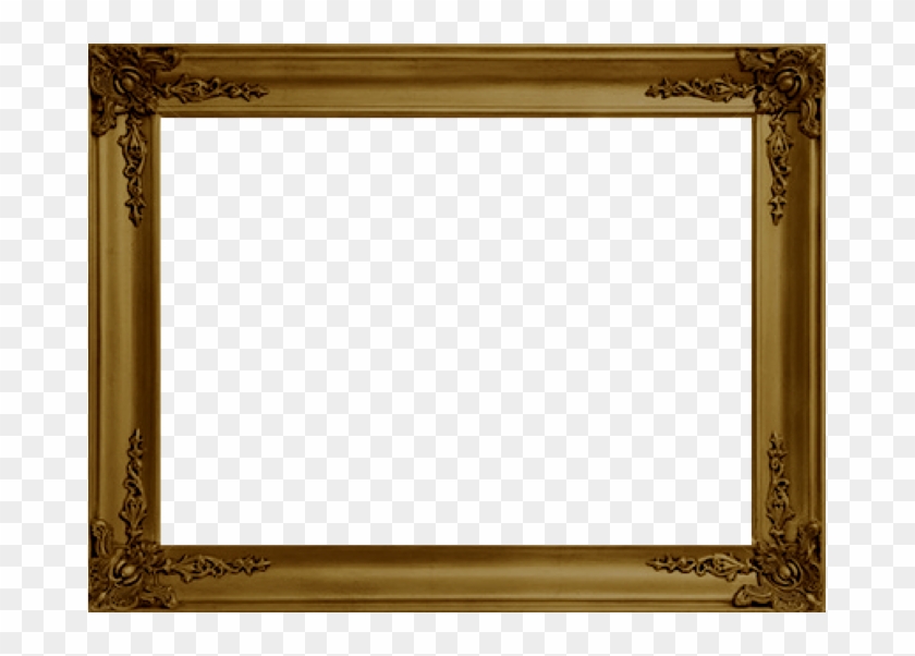 Old Antique Gold Frame Over White Clipping - 高級 額 #845624