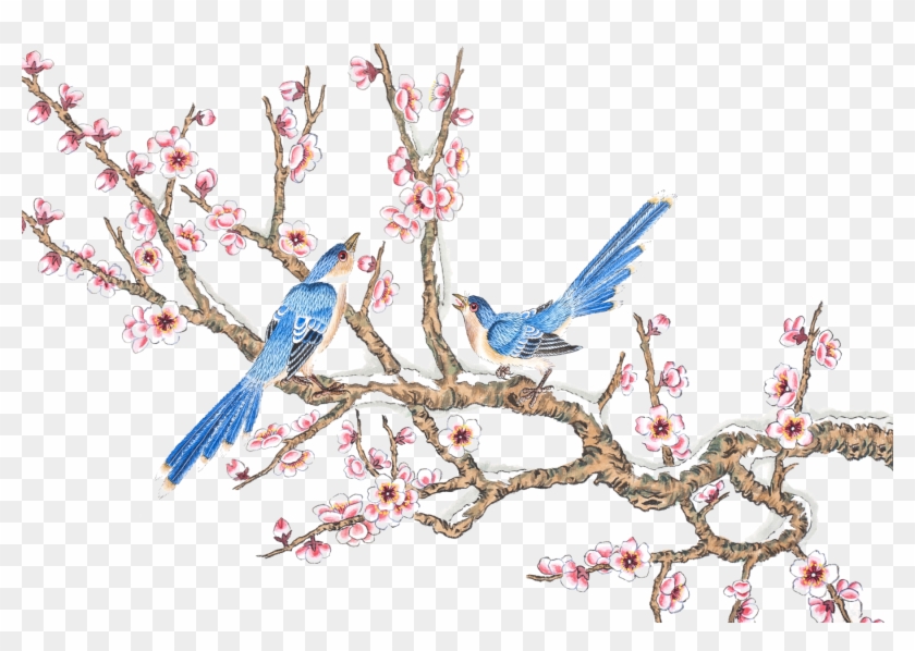 Bird And Flower Painting Chinese Painting Ink Wash - Bird-and-flower Painting #845777