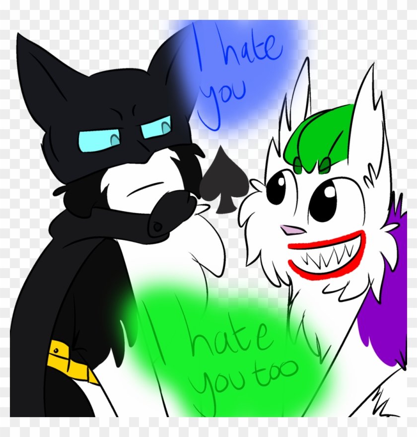 Joker And Batman By Dragon Kitty On Deviantart - Batman #845812