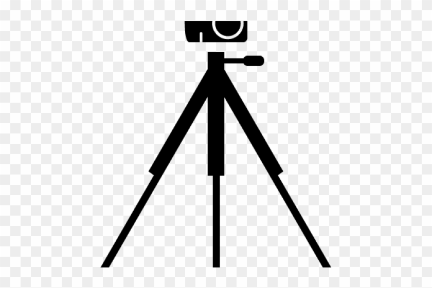 Camera On Tripod Clipart - Tripod Clipart #845894