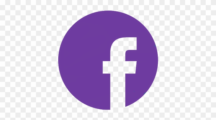 Facebook Circle Purple Logo Facebook Circular Png Free