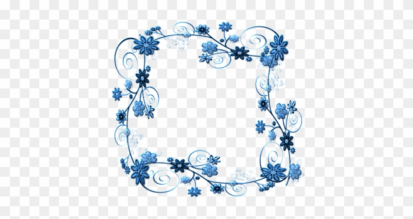 Blue Flower Frame Flowers Picmix - Betty Boop Marin #846141