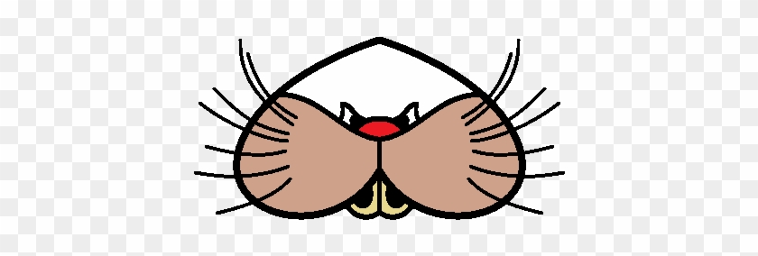 Upside Down Cat Mouth By Kirby-force - Cat Mouth Png #846183