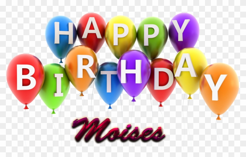 Moises Happy Birthday Balloons Name Png - Anvor Birthday Green Stone Pendant Crystal 16g Usb #846314