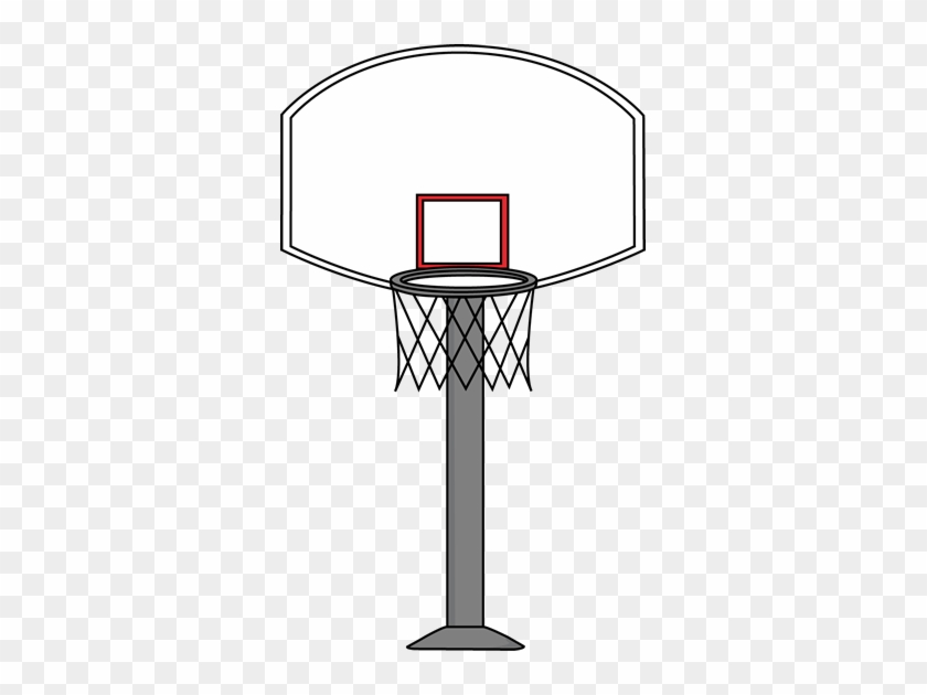 basketball net with stand clipart