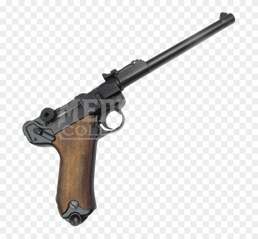 1917 Artillery P08 Luger Pistol With Wood Grips - Firearm #846402