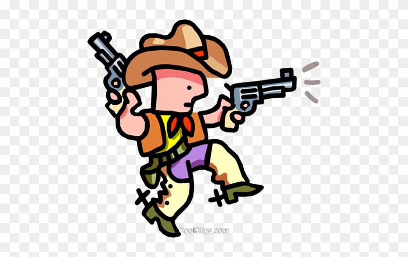 Cowboy Shooting Cliparts - Cartoon Cowboy Shooting #846420