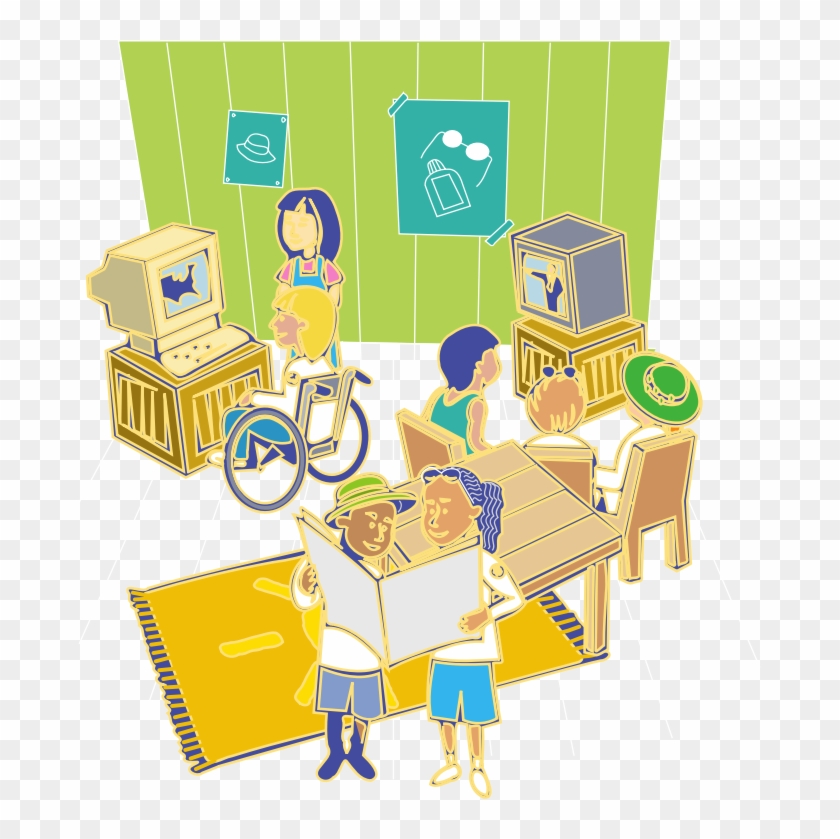 Clipart - Sunquad Clubhouse - Group Of People Clip Art #846473