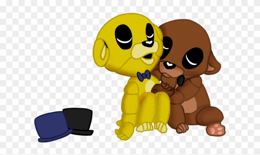 Babies Fazbear's Brothers By Crystalchan2d - Golden Freddy And Freddy #846495