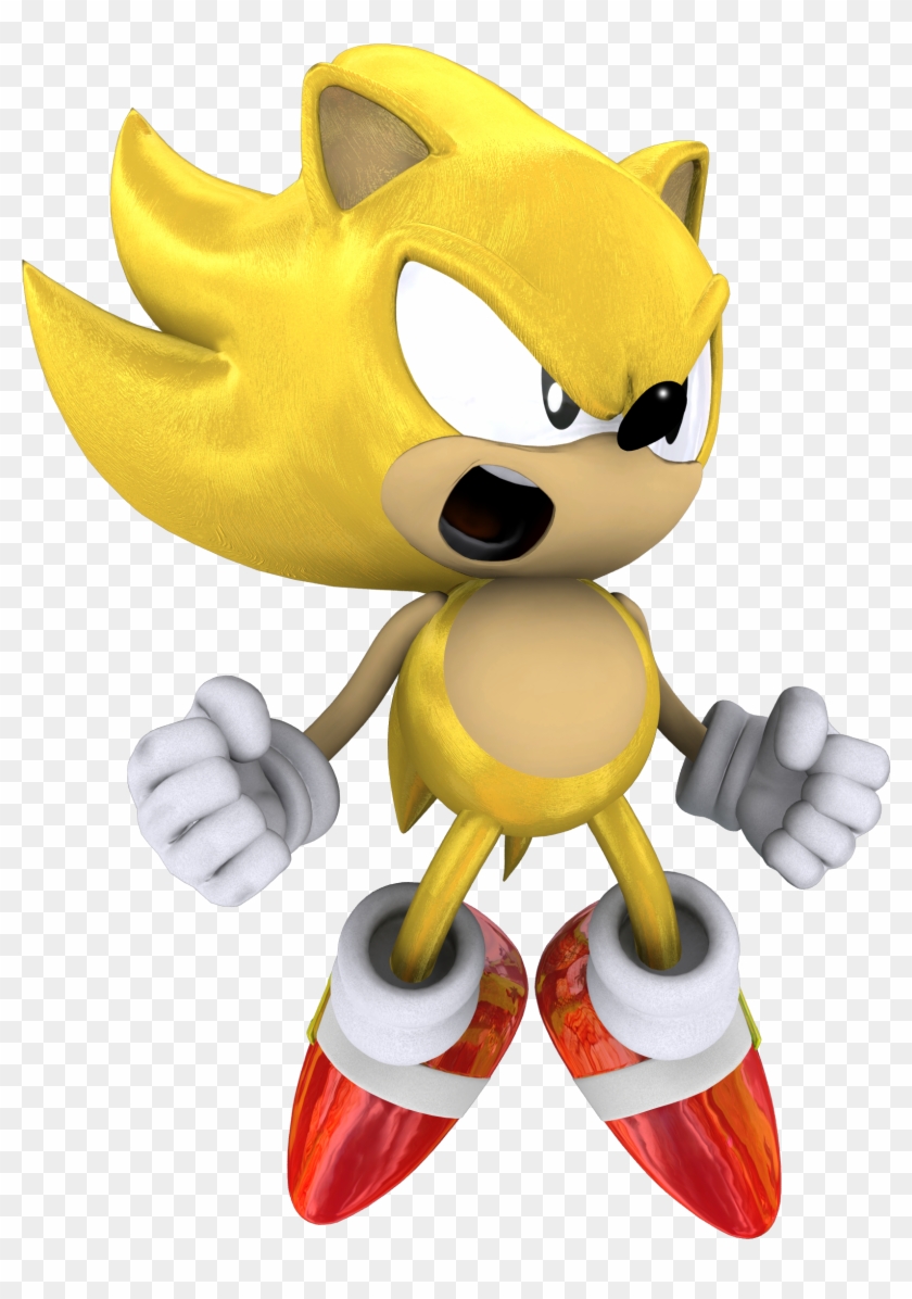 Classic Super Sonic The Hedgehog By Itshelias94 - Sonic The Hedgehog #846599