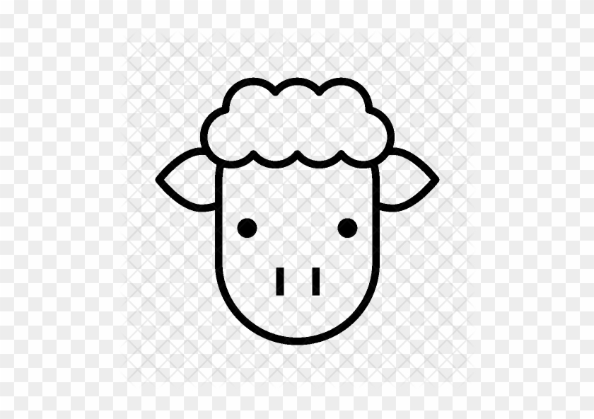 Sheep Icon - Alpacas Para Colorear #846659