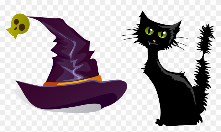 Halloween Free Content Clip Art - Purple Witch Hat Icon #846691