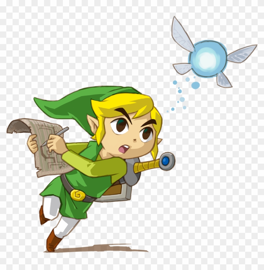 C'est Le Même Link Que Dans The Wind Waker, Après Son - Legend Of Zelda Phantom Hourglass Link #846715