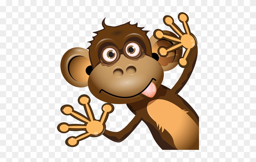 Funny Monkey Cartoon - Funny Monkey - Free Transparent PNG Clipart Images  Download