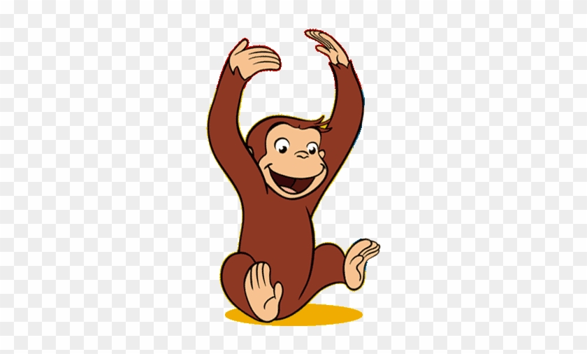 Free Curious George Clip Art - Curious George Hanging #846731