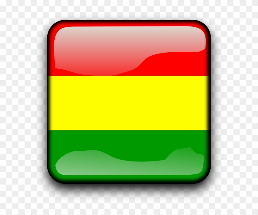 Flag Free Bo - Senegal Flag Square Button Transparent Background #846770